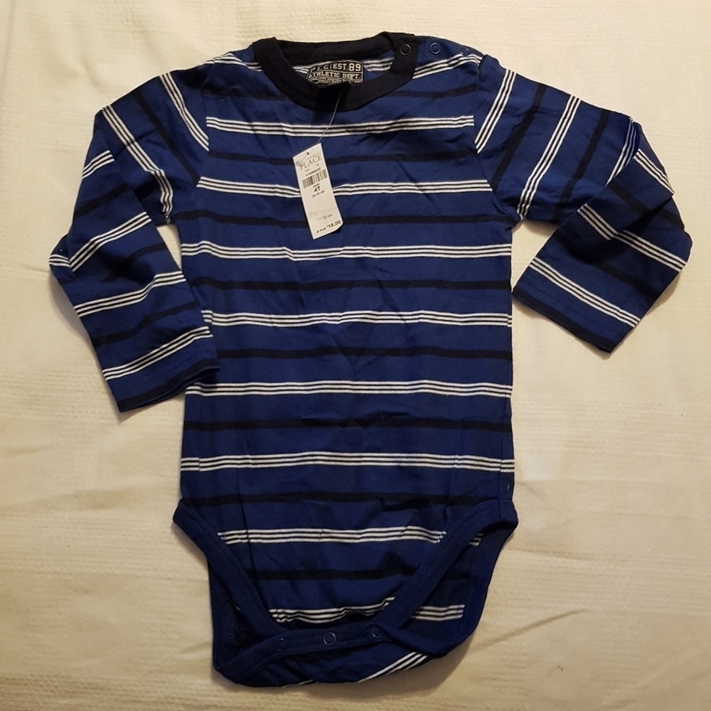 The Children's Place boys size 4T striped bodysuit New